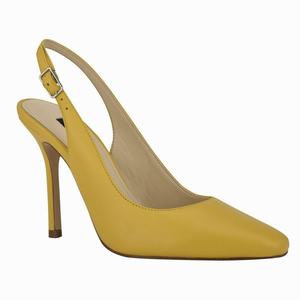 Nine West Alison Slingback Pumps - Yellow - Ireland (EW5824637)